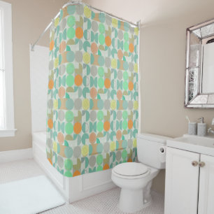 Rideaux De Douche Géométric multicoloré
