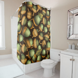 Rideaux De Douche Gland d'Acajou – Conception Inspirée de la Nature