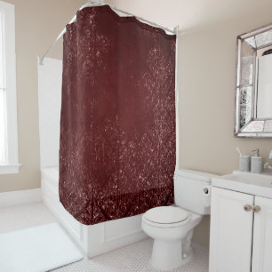 Rideaux De Douche Glimmery Henna Grunge Rouge glamour de sang rich