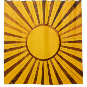 Rideaux De Douche Golden Sunburst