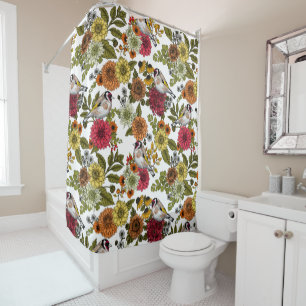 Rideaux De Douche Goldfinches dans le jardin