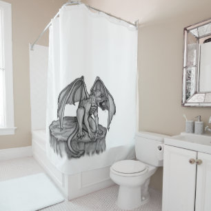 Rideaux De Douche Golem Gargoyle