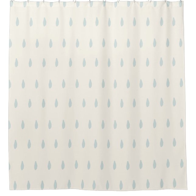 Rideaux De Douche Gouttes de pluie (Devant)