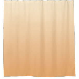Rideaux De Douche Gradient de couleur jaune clair et orange