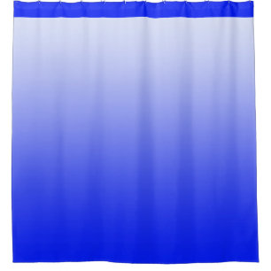 Rideaux De Douche Gradients doux Couleurs - bleu royal + vos idées