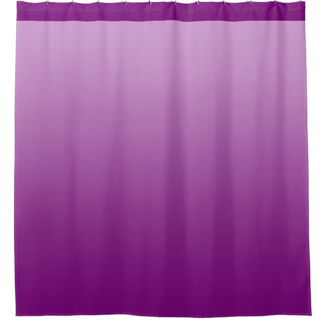 Rideaux De Douche Gradients doux Couleurs - magenta + vos idées (Devant)