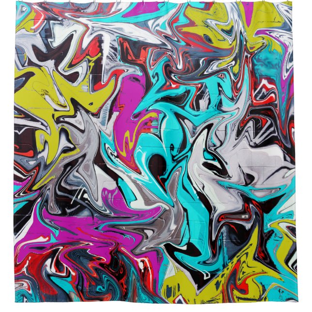 Rideaux De Douche Graffiti (Devant)