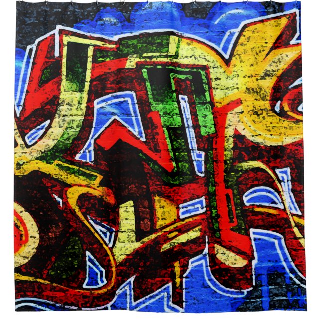 Rideaux De Douche Graffiti 17 sccna (Devant)