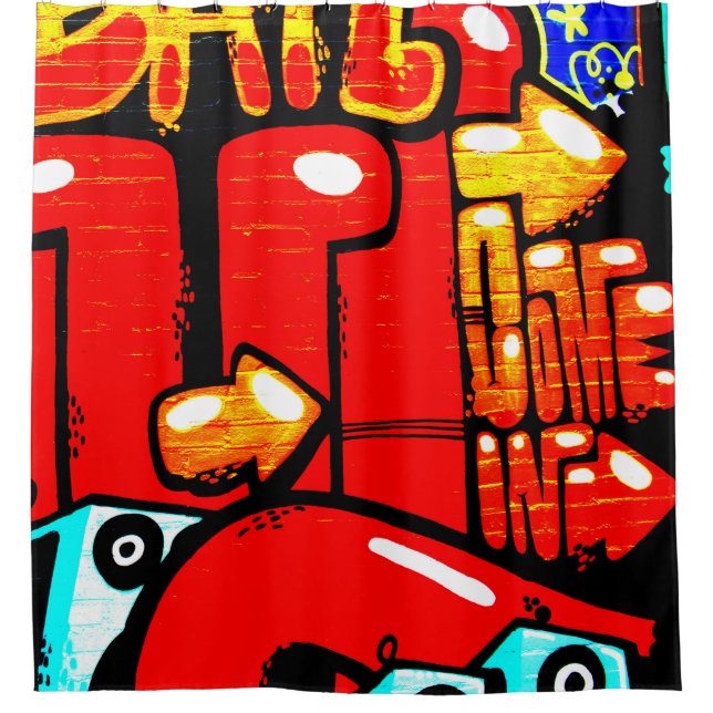 Rideaux De Douche Graffiti 19 sccna (Devant)