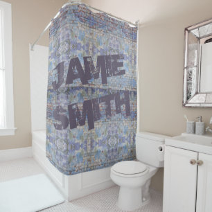 Rideaux De Douche Graffiti Abstrait coloré Wall Street Art