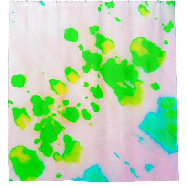 Rideaux De Douche Graffiti d'art sale. Ikat Abstrait (Devant)