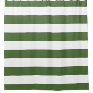 Rideaux De Douche Grand angle vert de mousse