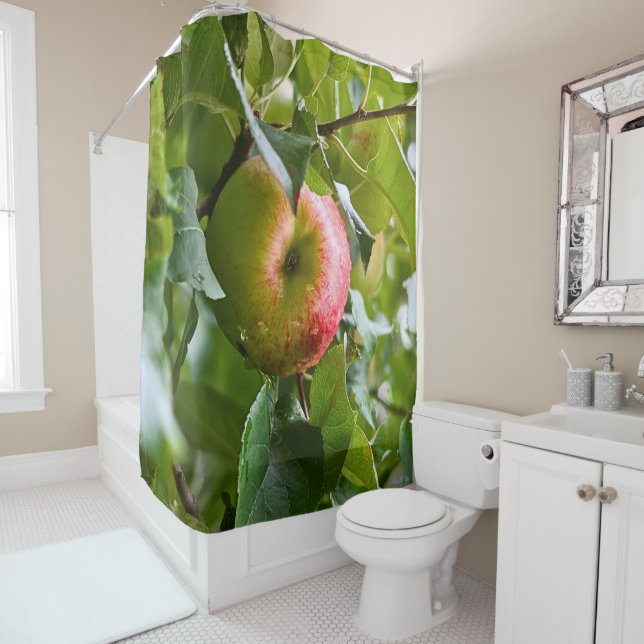 Rideaux De Douche grand pommier (En situation)