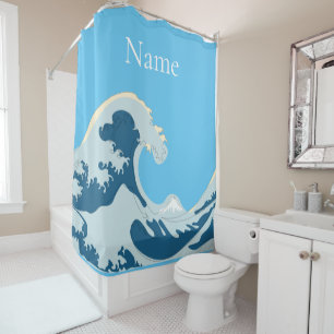 Rideaux De Douche Grande vague Thunder_Cove