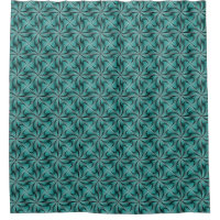 Graphique géométrique 3D pivotante Turquoise vert