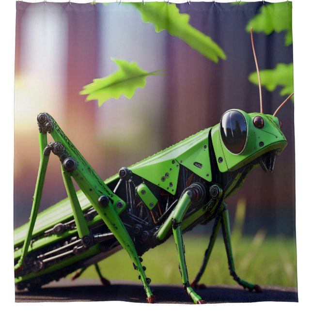 Rideaux De Douche Grasshopper mécanique (Devant)