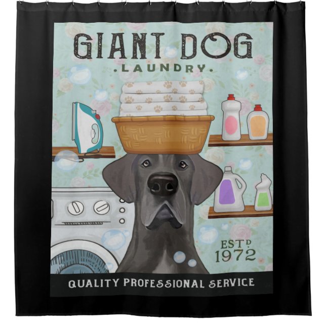 Rideaux De Douche Great Dane Dog Laundry Company (Devant)