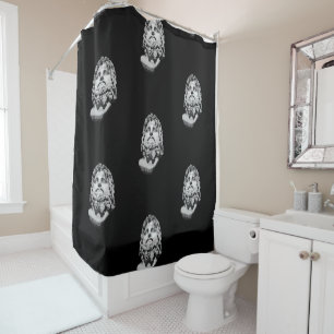 Rideaux De Douche Greco Roman Bust