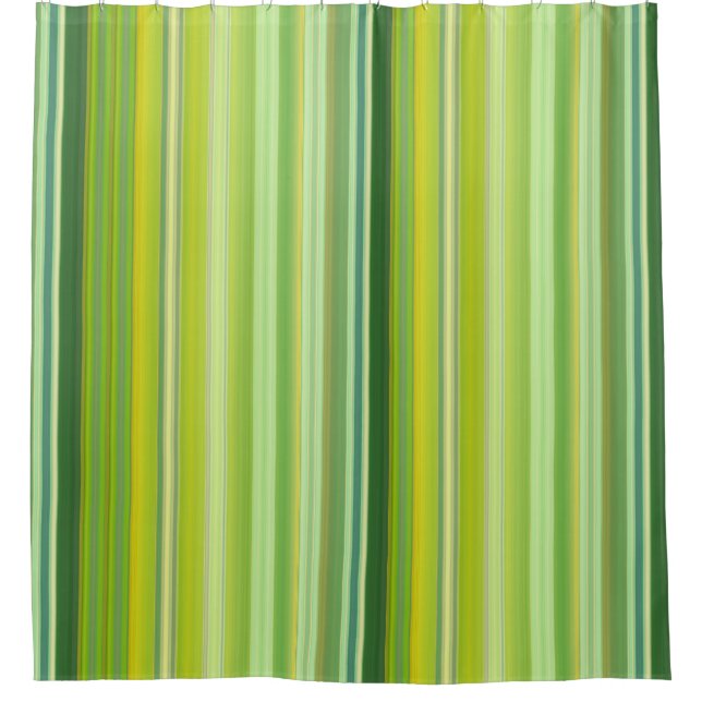 Rideaux De Douche Green and Yellow Stripes (Devant)