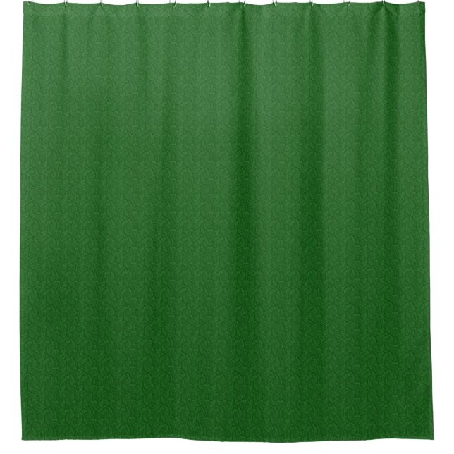 Rideaux De Douche Green Paisley (Devant)