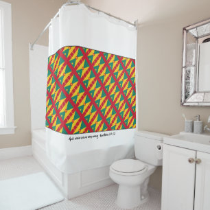 Rideaux De Douche GRENADA CARRIACOU Écriture personnalisable