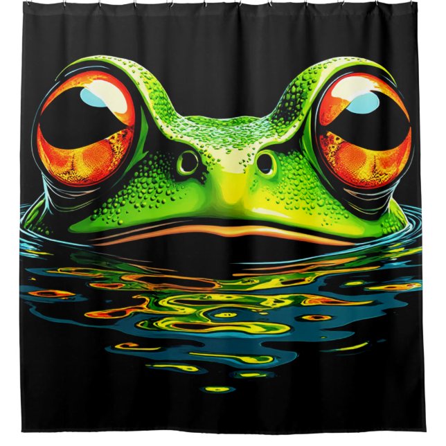 Rideaux De Douche Grenouille (Devant)