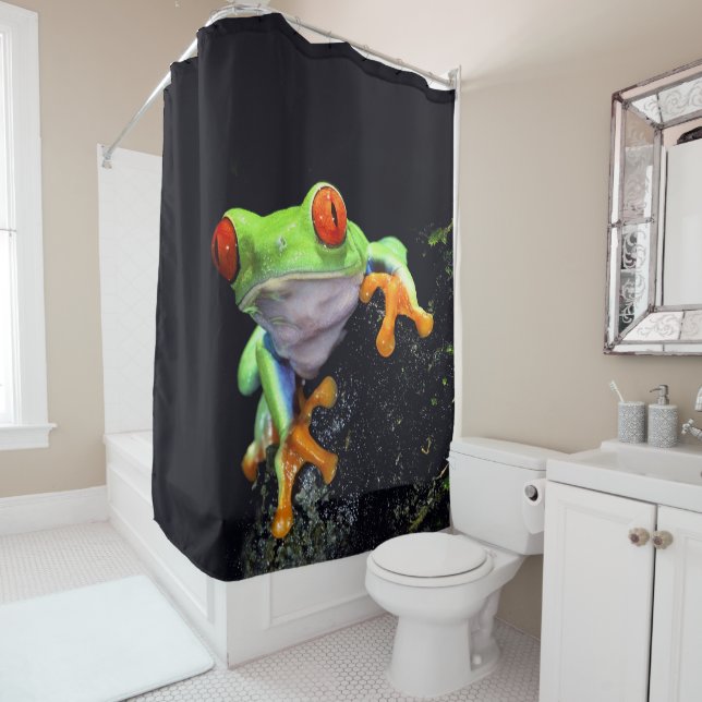 Rideaux De Douche Grenouille 3 (En situation)
