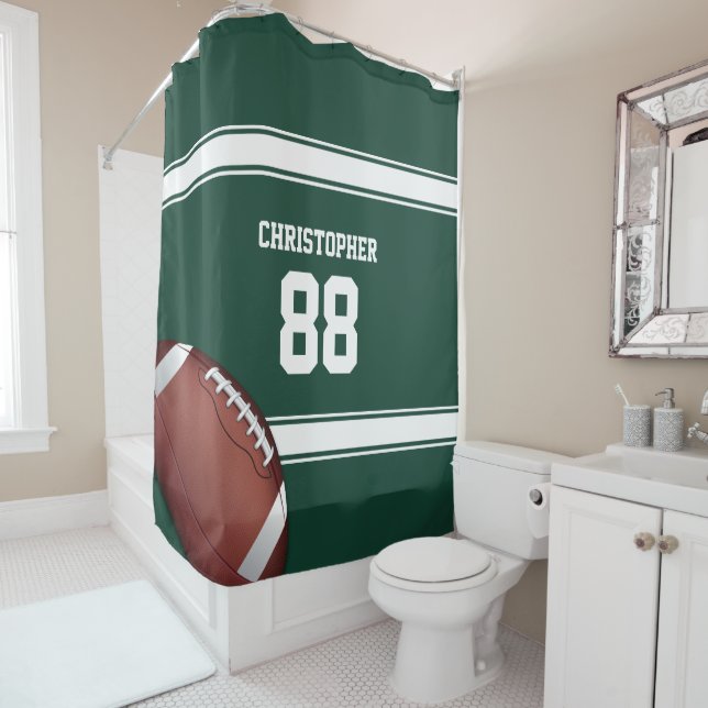 Rideaux De Douche Grille Jersey Grille Jersey Grille Fer (En situation)