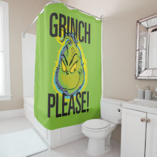 Rideaux De Douche Grincheux Snarky S'il vous plaît Grinch drôle