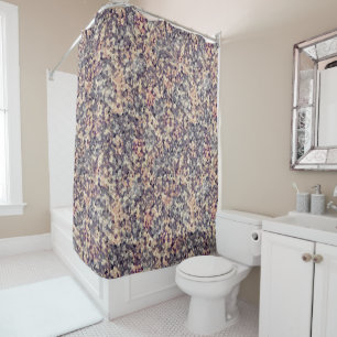 Rideaux De Douche Gris, beige, géométrique