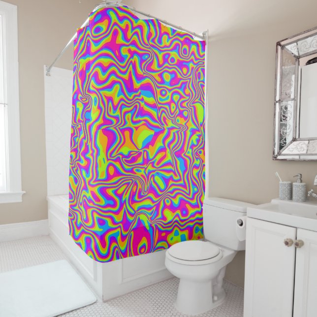 Rideaux De Douche Groovy (En situation)