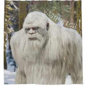 Rideaux De Douche gros pied, sasquatch, squatching, booger Douche ri