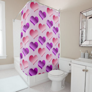 Rideaux De Douche Groupes de coeurs