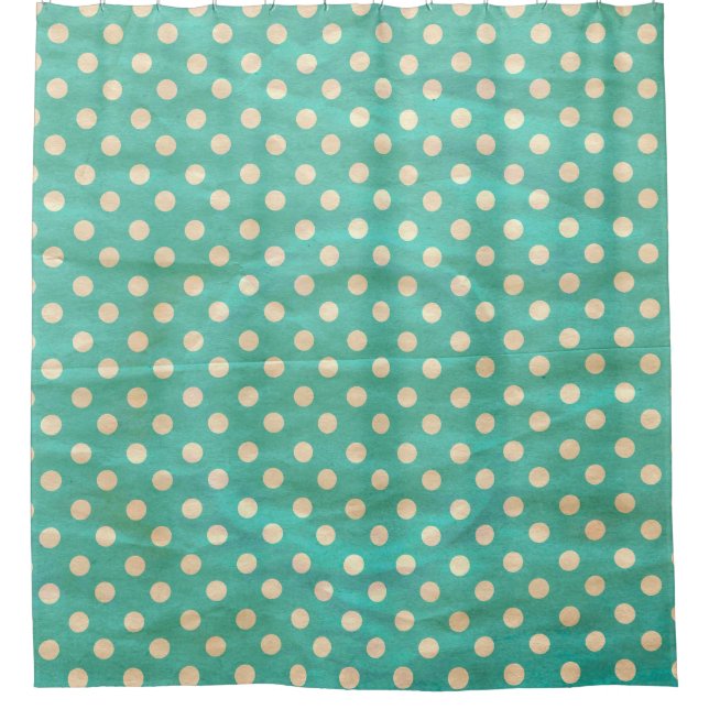 Rideaux De Douche Grunge pois motif transparent (Devant)
