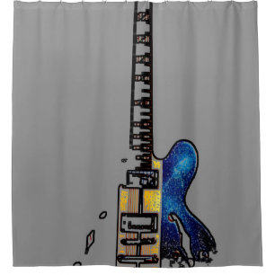 Rideaux De Douche Guitare 4 sccn