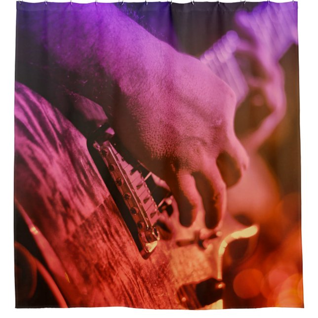 Rideaux De Douche Guitare cool (Devant)