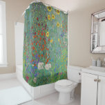 Rideaux De Douche Gustav Klimt - Jardin de campagne avec tournesols<br><div class="desc">Jardin de campagne avec des tournesols / Jardin de ferme avec des tournesols - Gustav Klimt en 1905-1906</div>
