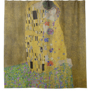 Rideaux De Douche Gustav Klimt, le baiser