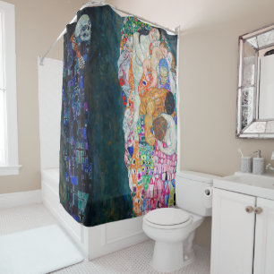Rideaux De Douche Gustav Klimt - Mort et vie