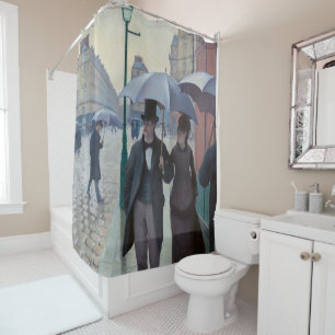 Rideaux De Douche Gustave Caillebotte - Paris Street ; Rainy Day