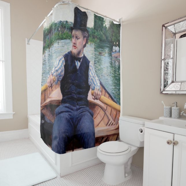 Rideaux De Douche Gustave Caillebotte - Partie de bateau (En situation)
