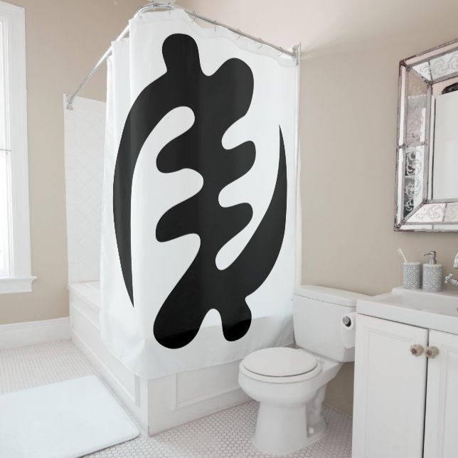 Rideaux De Douche Gye Nyame | God is Supreme Adinkra (En situation)