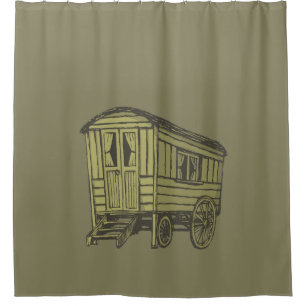 Rideaux De Douche Gypsy caravan