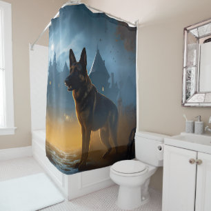 Rideaux De Douche Halloween allemand mouton effrayant