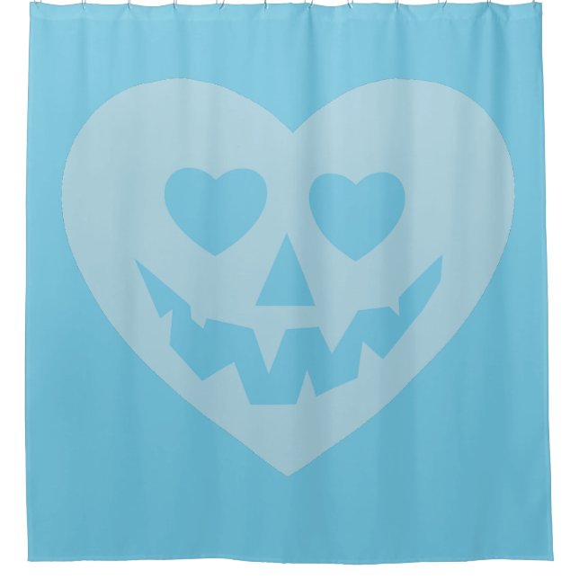 Rideaux De Douche halloween pastel goth valentine coeur déplaisant b (Devant)
