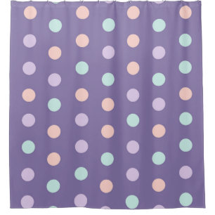 Rideaux De Douche Halloween sans couture motif avec isolat pois