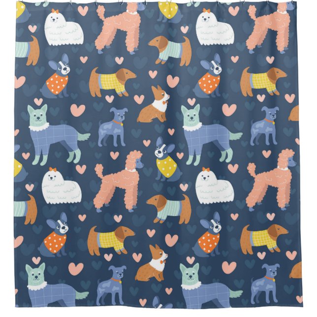 Rideaux De Douche Halloween Spiders Web : Motif sans couture (Devant)