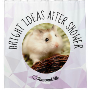 Rideaux De Douche HammyVille - Cute Hamster Fresh & Squeeky Clean