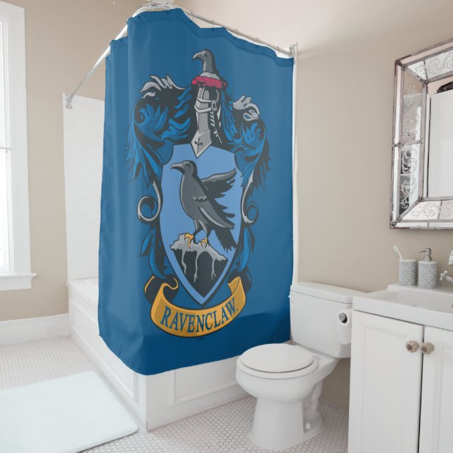 Rideaux De Douche Harry Potter | Blason de la maison Serdaigle (En situation)