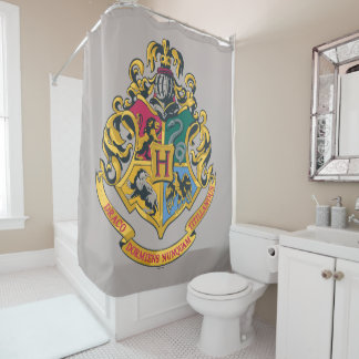 Rideaux De Douche Harry Potter | Cimier de Poudlard - Couleur complè